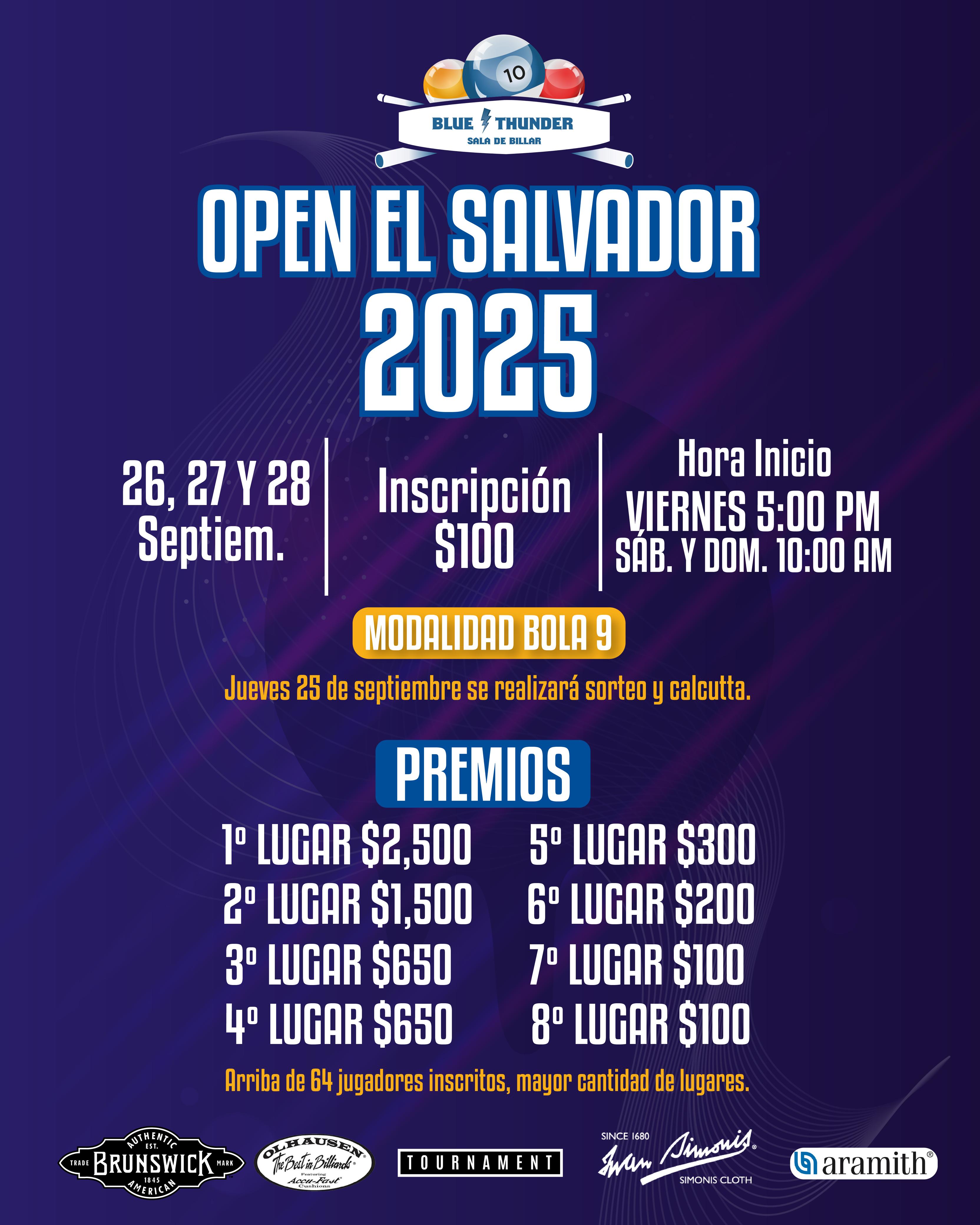 El Salvador Open Poster